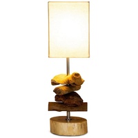 Levandeo Tischlampe 15 x 50 x 15 cm Treibholz