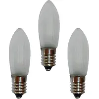 Hellum LED Riffelkerze 16V 0,1W Warmweiß