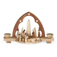 Müller GmbH Müller Schwibbogen Christi Geburt Spitzbogen natur 30