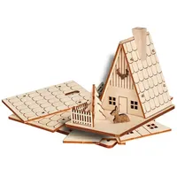 Seiffener Volkskunst eG Räucherhaus Forsthaus 11 cm beige