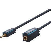 Clicktronic MP3 Audio-Verlängerung 3,5mm Klinken-Stecker > 3,5mm Klinken-Kupplung 5,0m