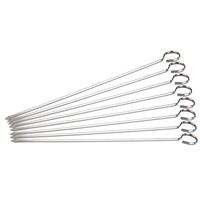 Rosenstein & Söhne Grillspieß 31 cm Edelstahl silber