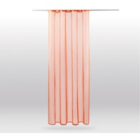 BestLivings Dekoschal Noella mit Universalband Transparent 140x245cm, Farbe: orange