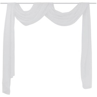 VidaXL Dünner Voile Querbehang 140 x 600 cm weiß