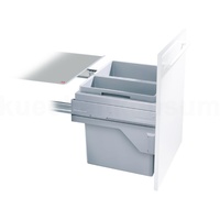 HAILO Euro Cargo S Küchen-Abfalleimer, Grau, One Size
