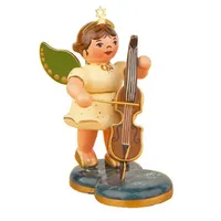 Hubrig Volkskunst GmbH Hubrig Engel mit Cello 6,5cm Erzgebirge