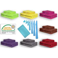 EXKLUSIV HEIMTEXTIL Handtuchset 4-tlg. braun