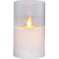 Star Trading LED Stumpenkerze M-Twinkle flackernd, 12,5 cm