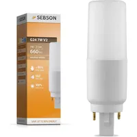 Sebson LED Lampe G24 neutralweiß 7W / 50W Glühlampe,