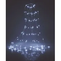 Spetebo Draht Lichterkette kalt weiß - 10x30 LED /