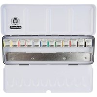 Schmincke Akademie Aquarell, Metallkasten, 12 x 1/2 Näpfchen