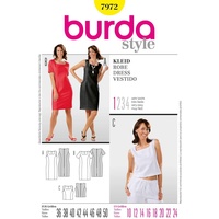 Burda Schnittmuster 7972 Kleid Gr. 38-50 (Sizes 12-24)