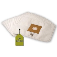 Nilfisk 20 Staubsaugerbeutel kompatibel mit Bravo... Serie, + 2