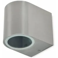ChiliTec Außenwandleuchte Edelstahl 1,1 cm IP44 GU10