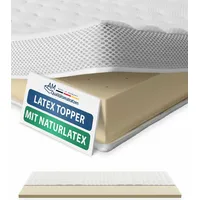 AM Qualitätsmatratzen Premium Latex-Topper 120 x 200 cm