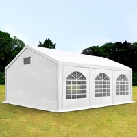 TOOLPORT Partyzelt 3 x 6 m inkl. Seitenteile und