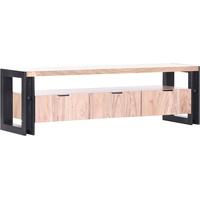 GUTMANN FACTORY Building TV-Lowboard 166 cm natur/schwarz