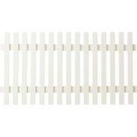 Plus Vorgartenzaun 150 x 80 cm Weiß