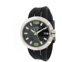 Locman Herrenuhr Change schwarz grün Kautschuk Edelstahl Ref. 0422