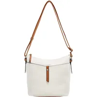 Tom Tailor Novara Damen Umhängetasche Crossbody Bag Mittelgroß Weiß