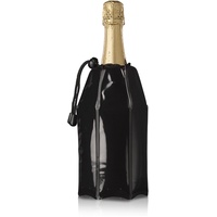 Vacu Vin Champagnerkühler - Wiederverwendbar - Schwarz