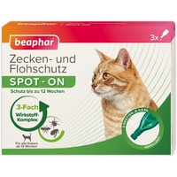 Beaphar Zecken- & Flohschutz Spot-On für Katzen 3 x