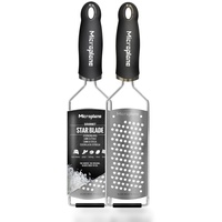 Microplane Sternenklinge Reibe schwarz