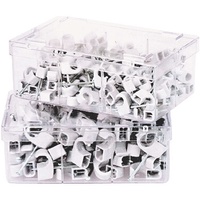 HEIDEMANN Nagelschelle, grau 4-7mm, Nagellänge 25mm a 100 Stck.