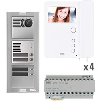 Grothe Video-Türsprechanlage Video Pre Pack 4WE V-2V-MIH-SS2-04WE