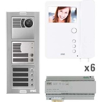 Grothe Video-Türsprechanlage Video Pre Pack 6WE V-2V-MIH-SS2-06WE