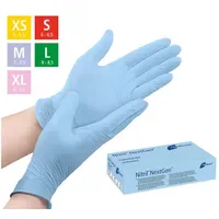Meditrade Nitril-Handschuhe S Blau
