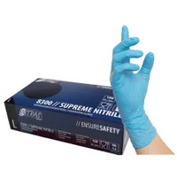 Nitras SUPREME NITRILE blau Nitril EN374 PSA III 100