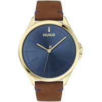 Hugo Boss Hugo Herren-Uhren Analog Quarz Braun Braun 32012716