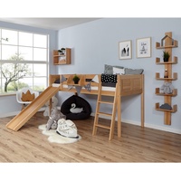 TICAA Rutschbett Ekki Country 90 x 200 cm Buche