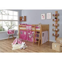 TICAA Hochbett Eric Country 90 x 200 cm Buche