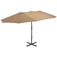 VidaXL Sonnenschirm 460 x 270 cm taupe