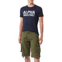 Alpha Industries Jet Cargo Shorts Dark Olive 31