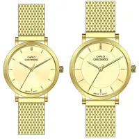 Carlo Cantinaro CC3001SM004 Partnerset Damenuhr Herrenuhr