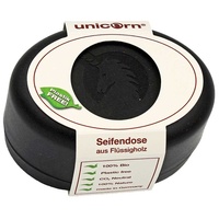 Spa Vivent Unicorn Seifendose Flüssigholz - samtschwarz groß Badzubehör
