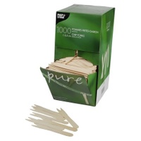 Papstar Pommesgabel pure, Holz, 1.000 St.