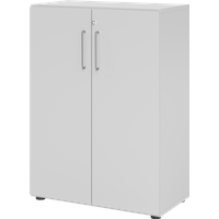 Hammerbacher Aktenschrank grau 2 Fachböden 80,0 x 42,0 x