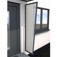 Gutta Seitenblende B1 Aluminium Anthrazit Polycarbonat Klar