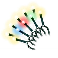 Nipach GmbH LED Lichterkette 10 m bunt warmweiß