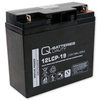 Q-Batteries 12LCP-19 / 12V- 19Ah Blei Akku Zyklentyp AGM-