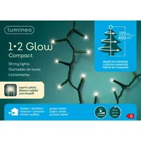 Lumineo LED-Lichterkette Compact 400 LED 1,5 m grün