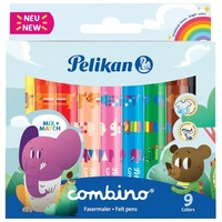 Pelikan Filzstifte 9 St. mehrfarbig