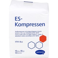 ToRa Pharma GmbH ES-KOMPRESSEN unsteril 10x10 cm 8fach