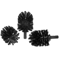 Keuco Ersatz Toiletten-Bürstenkopf, austauschbar, im 3er Set lose, 12,7x6,7cm,