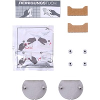 Keuco Klebe-Set Typ 1 für Toilettenpapier-halter mit Glas-Ablage und
