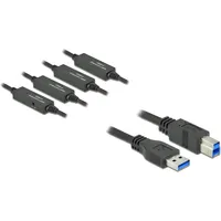 DeLock USB-Kabel USB 3.2 Gen1 USB-A Stecker, USB-B Stecker